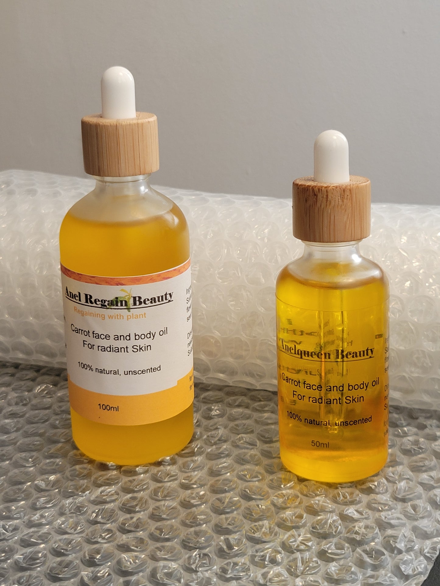 Carrot face and body oil - 100ml, 50ml